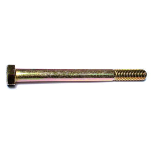 5/8"-11 x 7" Zinc Plated Grade 8 Steel Coarse Thread Hex Cap Screws