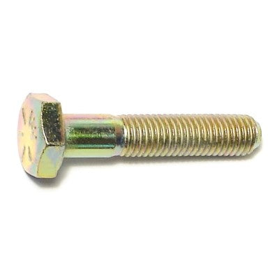 1/4"-28 x 1-1/4" Zinc Plated Grade 8 Steel Fine Thread Hex Cap Screws