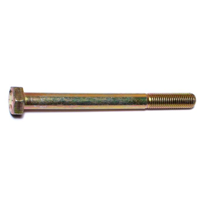 5/16"-24 x 3-1/2" Zinc Plated Grade 8 Steel Fine Thread Hex Cap Screws