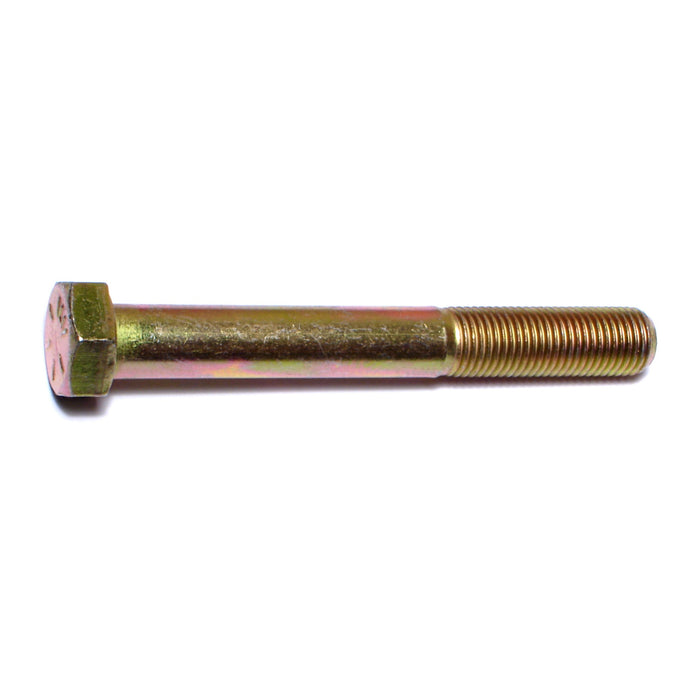 3/8"-24 x 3" Zinc Plated Grade 8 Steel Fine Thread Hex Cap Screws
