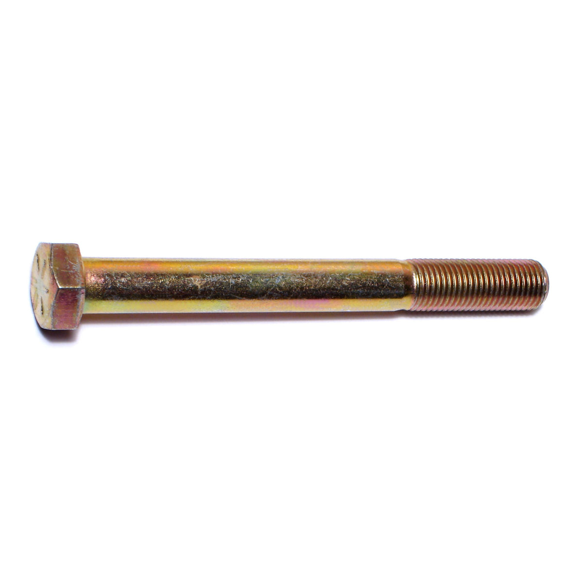 3/8"-24 x 3-1/2" Zinc Plated Grade 8 Steel Fine Thread Hex Cap Screws