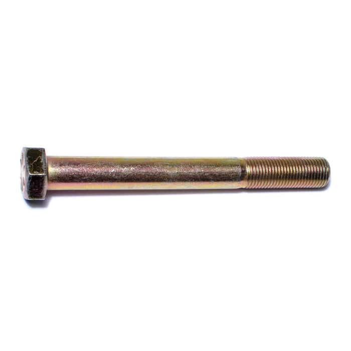 1/2"-20 x 4-1/2" Zinc Plated Grade 8 Steel Fine Thread Hex Cap Screws