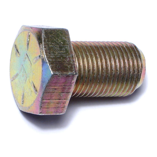 5/8"-18 x 1" Zinc Plated Grade 8 Steel Fine Thread Hex Cap Screws
