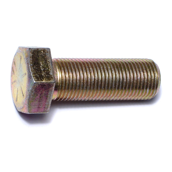 5/8"-18 x 1-3/4" Zinc Plated Grade 8 Steel Fine Thread Hex Cap Screws