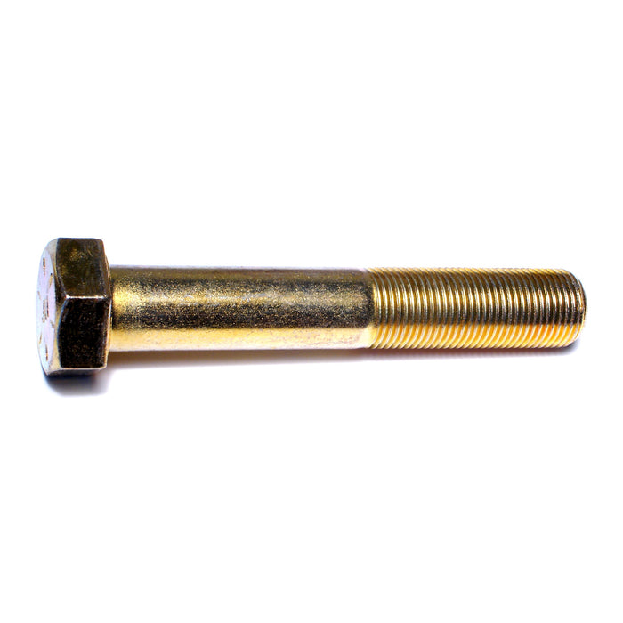 3/4"-16 x 4-1/2" Zinc Plated Grade 8 Steel Fine Thread Hex Cap Screws