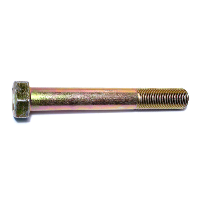 3/4"-16 x 5-1/2" Zinc Plated Grade 8 Steel Fine Thread Hex Cap Screws