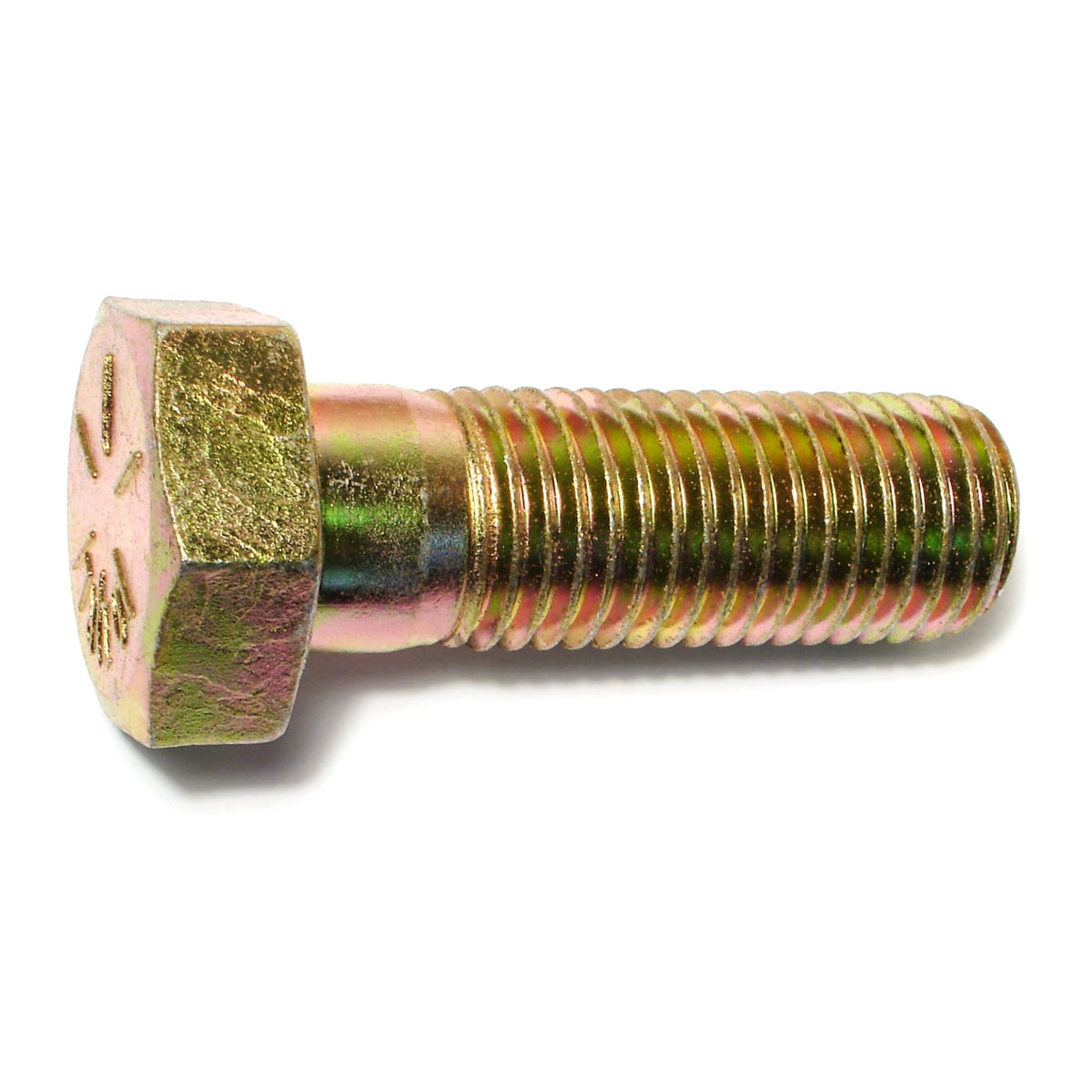 1"-8 x 3" Zinc Plated Grade 8 Steel Coarse Thread Hex Cap Screws