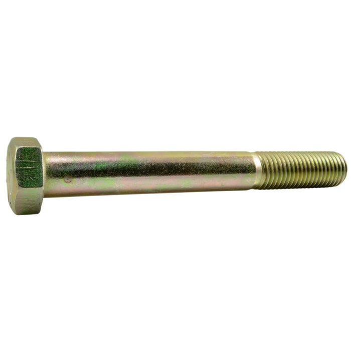 1"-8 x 8" Zinc Plated Grade 8 Steel Coarse Thread Hex Cap Screws