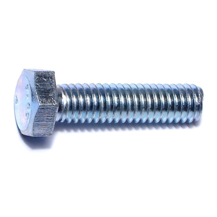 5/16"-18 x 1-1/4" Zinc Plated Steel Coarse Full Thread Hex Head Tap Bolts