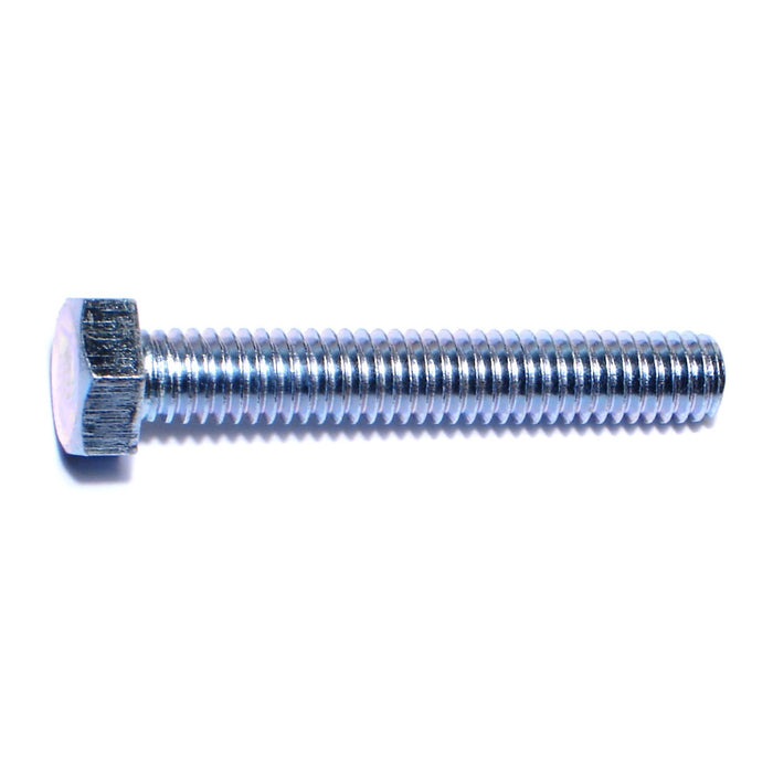 5/16"-18 x 2" Zinc Plated Steel Coarse Full Thread Hex Head Tap Bolts