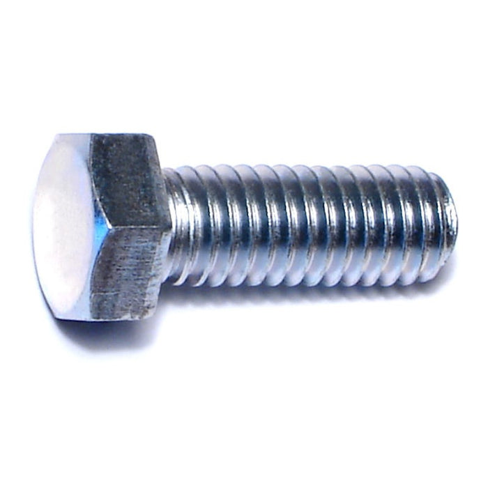 3/8"-16 x 1" Zinc Plated Steel Coarse Full Thread Hex Head Tap Bolts