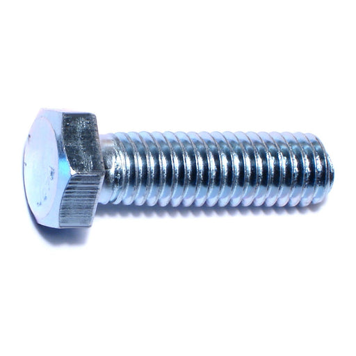 3/8"-16 x 1-1/4" Zinc Plated Steel Coarse Full Thread Hex Head Tap Bolts