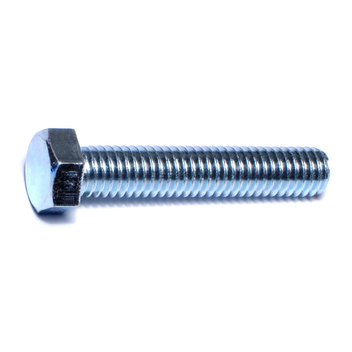 3/8"-16 x 2" Zinc Plated Steel Coarse Full Thread Hex Head Tap Bolts