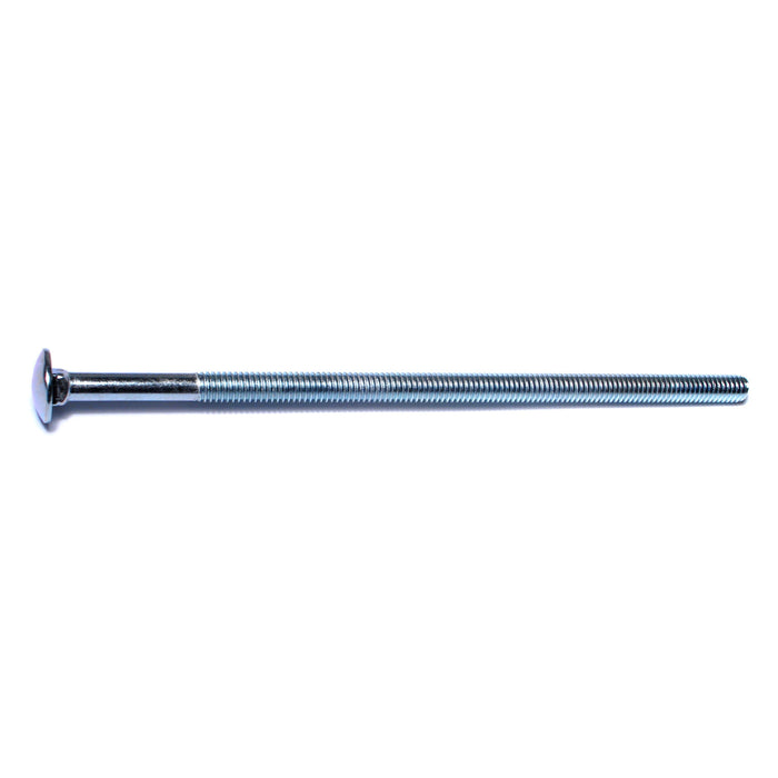5/16"-18 x 7-1/2" Zinc Plated Grade 2 / A307 Steel Coarse Thread Carriage Bolts