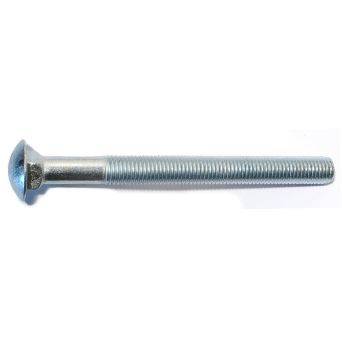 3/4"-10 x 8" Zinc Plated Grade 2 / A307 Steel Coarse Thread Carriage Bolts