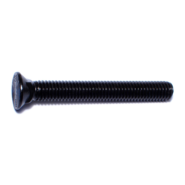 3/8"-16 x 3" Plain Grade 5 Steel Coarse Thread Flat Head Plow Bolts