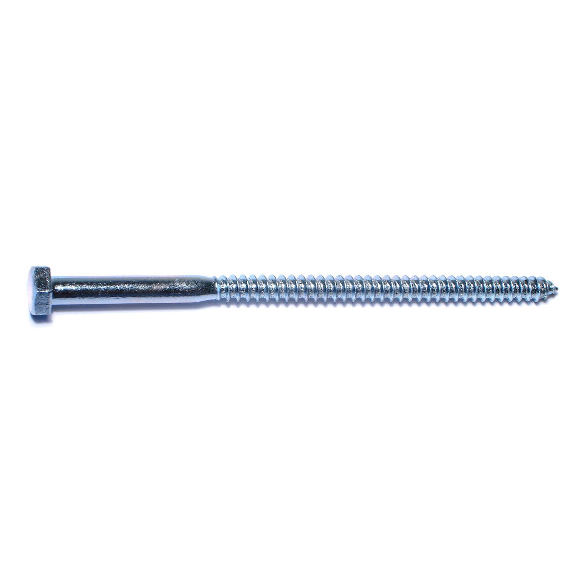Prime-Line Lag Screw Bolts - 3/8 X 6 Inch Hex Head Wood Screws, Zinc Plated (15-Pack)