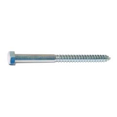 3/8" x 5" Zinc Plated Grade 2 / A307 Steel Hex Head Lag Screws
