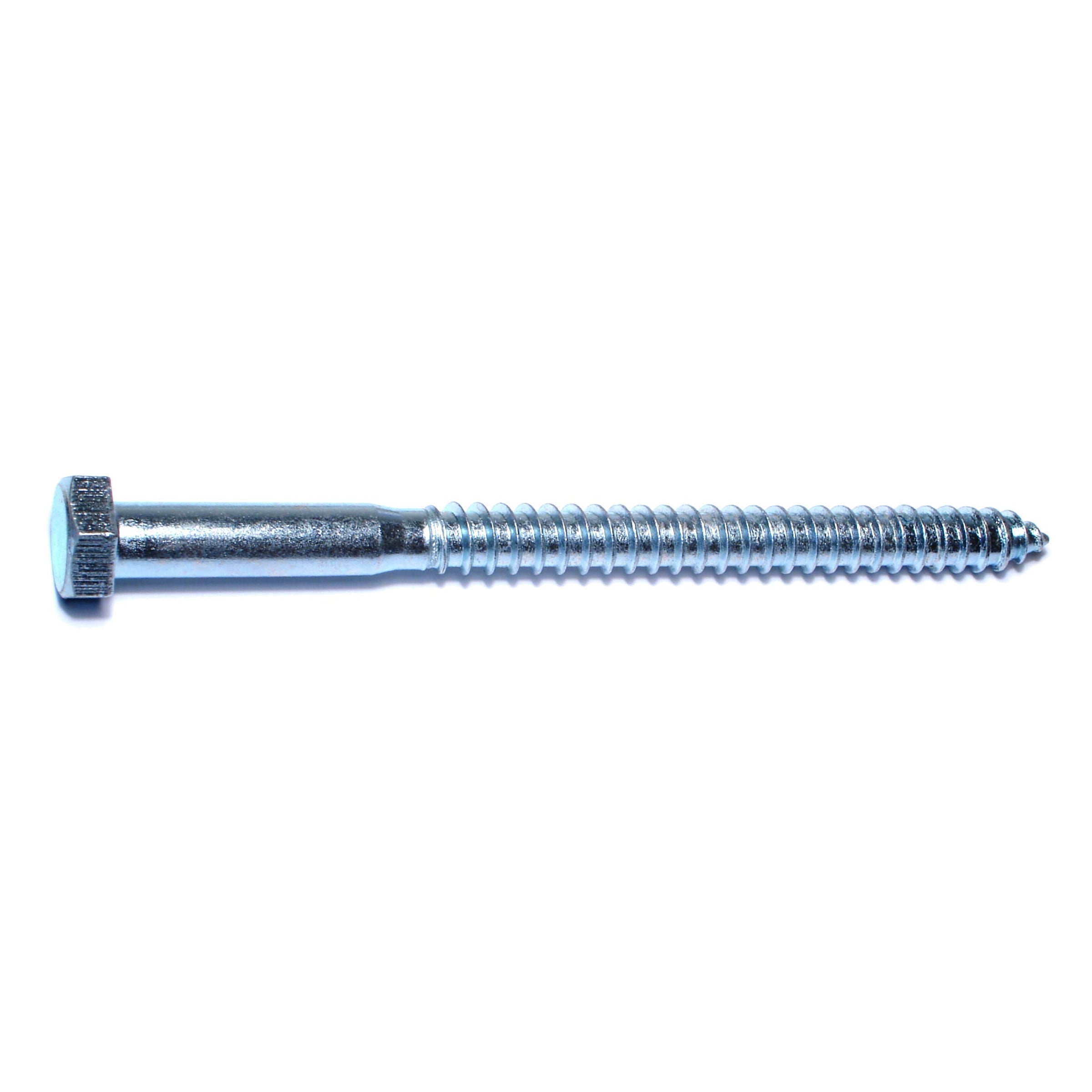 1/2" x 7" Zinc Plated Grade 2 / A307 Steel Hex Head Lag Screws