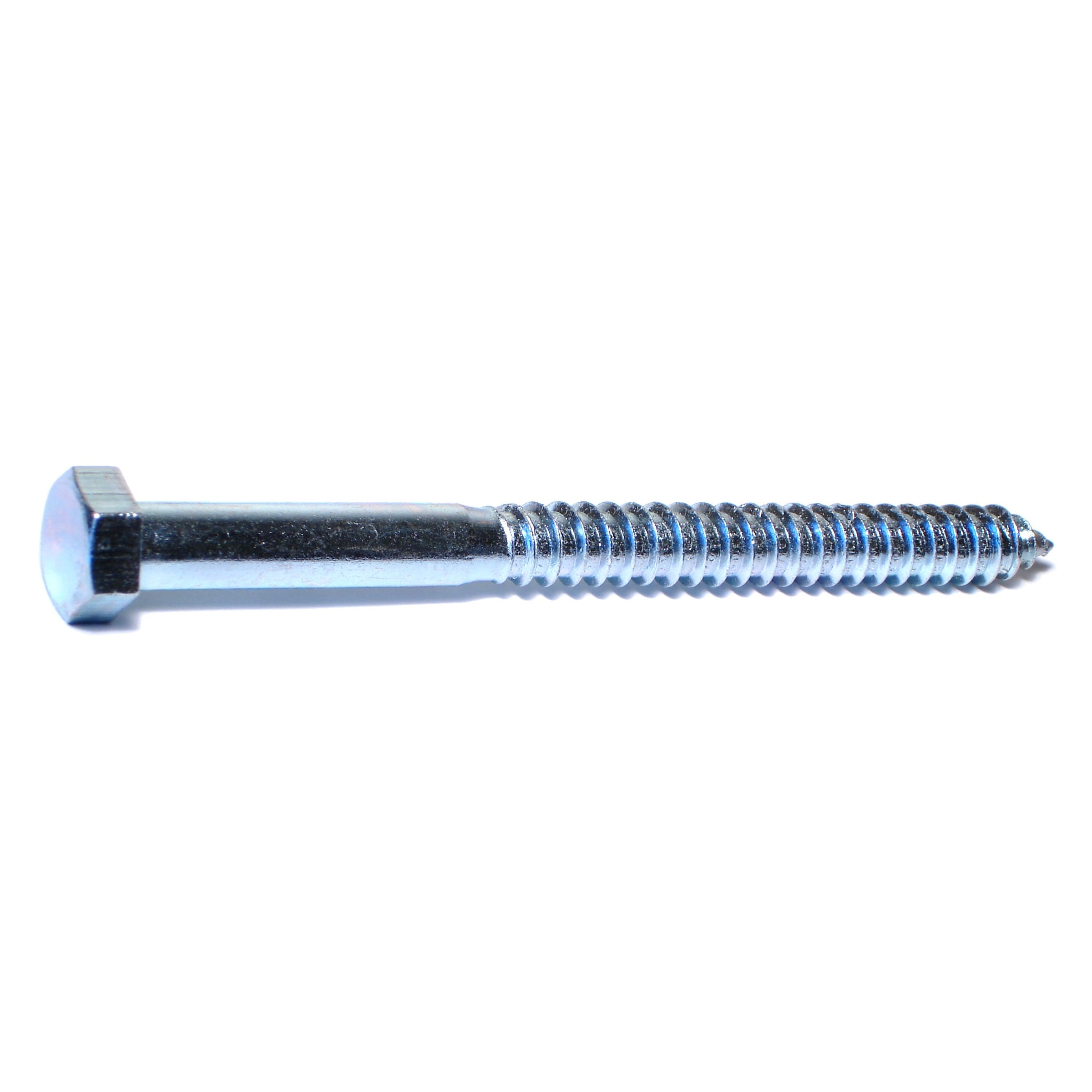 5/8" x 8" Zinc Plated Grade 2 / A307 Steel Hex Head Lag Screws