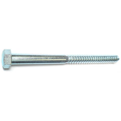 3/4" x 10" Zinc Plated Grade 2 / A307 Steel Hex Head Lag Screws