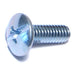 #8-32 x 1/2" Zinc Plated Steel Coarse Thread Combo Truss Head Machine Screws