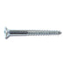 #10 x 2" Zinc Plated Steel Phillips Flat Head Wood Screws