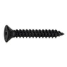 #4 x 3/4" Black Phosphate Steel Phillips Flat Head TwinFast Wood Screws