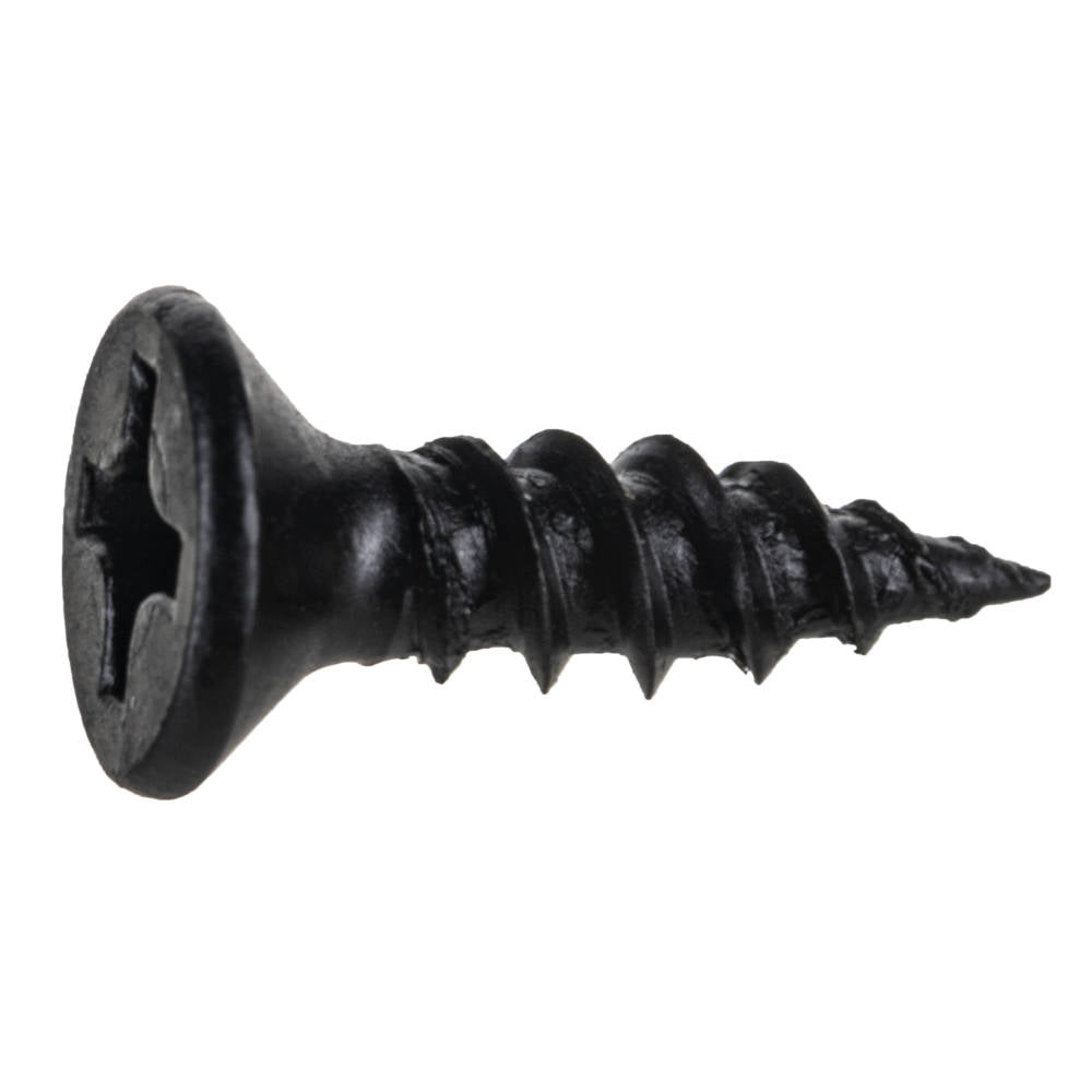 TwinFast Black Phosphate Steel Phillips Flat Head Wood Screws - 100 pcs.