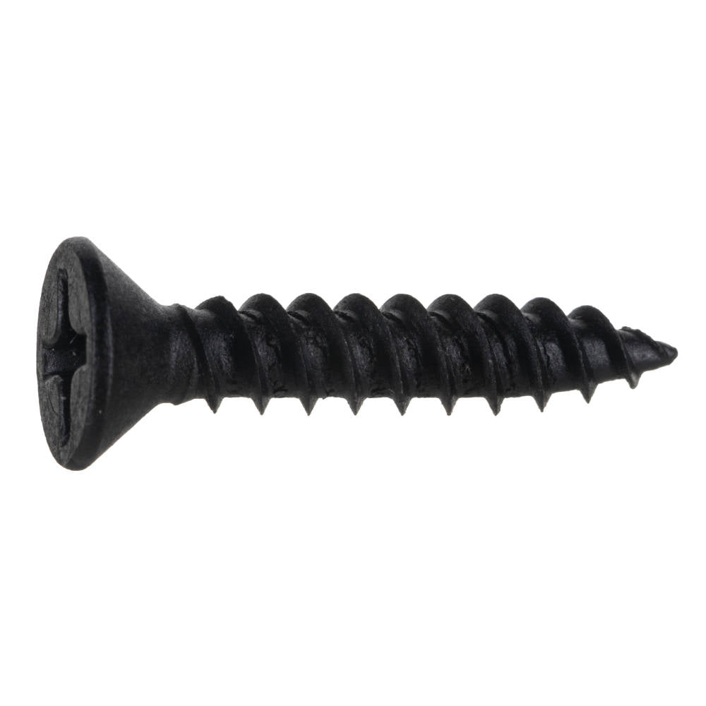 TwinFast Black Phosphate Steel Phillips Flat Head Wood Screws - 100 pcs.