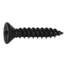 10 x 1" Black Phosphate Phillips Flat TwinFast Wood Cabinet Screws