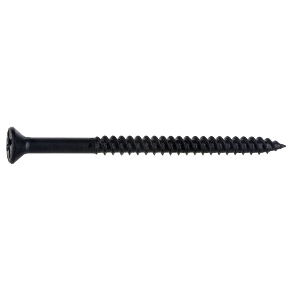 TwinFast Black Phosphate Steel Phillips Flat Head Wood Screws - 100 pcs.