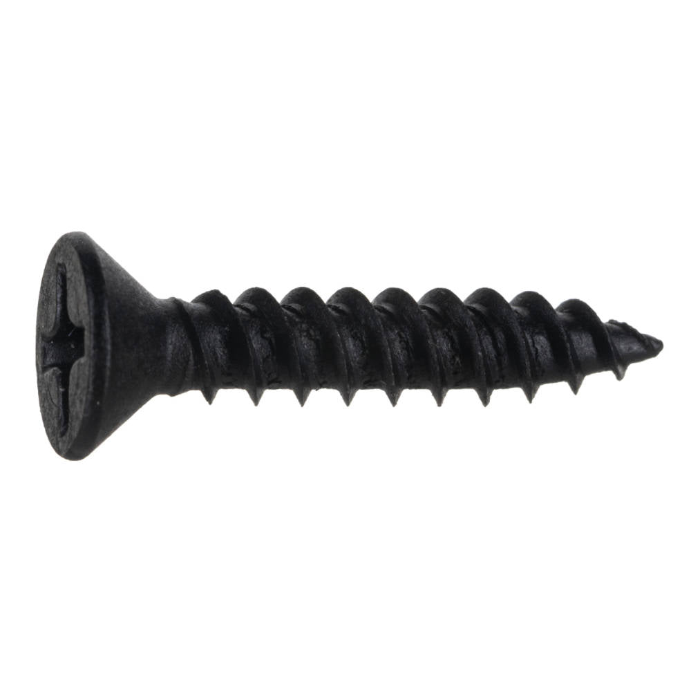 TwinFast Black Phosphate Steel Phillips Flat Head Wood Screws - 100 pcs.