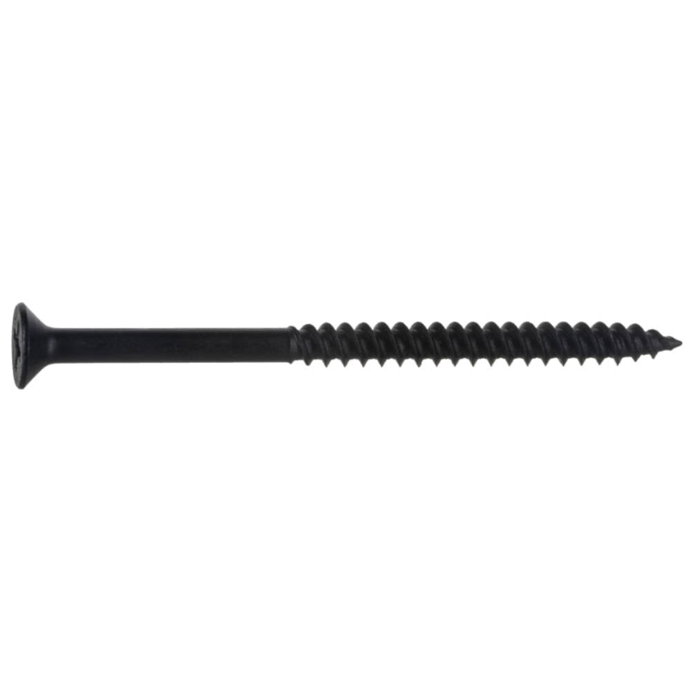 TwinFast Black Phosphate Steel Phillips Flat Head Wood Screws - 100 pcs.