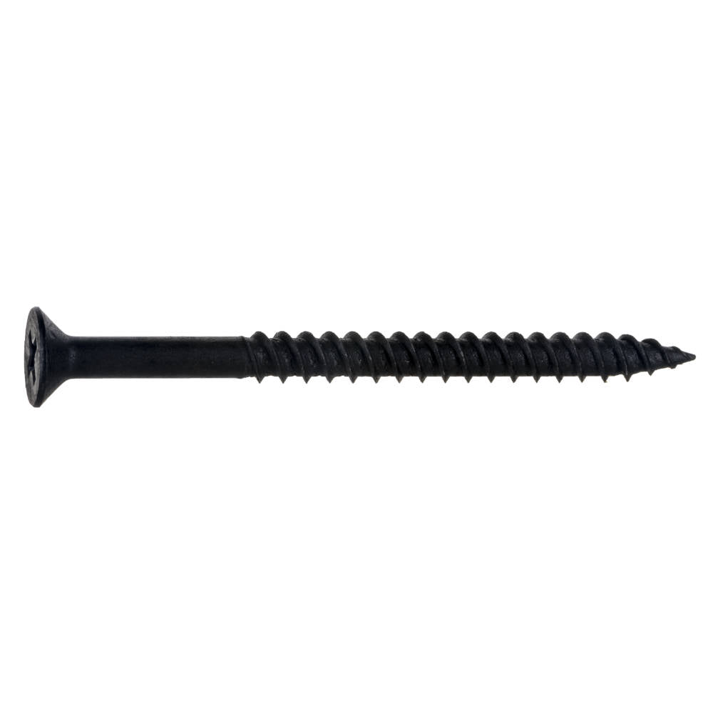 TwinFast Black Phosphate Steel Phillips Flat Head Wood Screws - 100 pcs.
