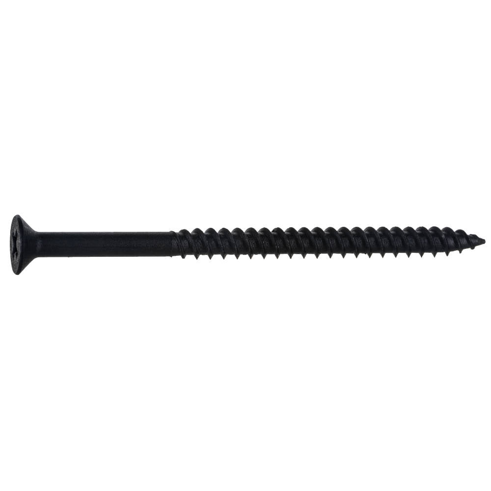 TwinFast Black Phosphate Steel Phillips Flat Head Wood Screws - 100 pcs.