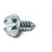 #10 x 1/2" Zinc Plated Steel Slotted Hex Washer Head Sheet Metal Screws