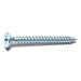 #10 x 2" Zinc Plated Steel Phillips Flat Head Sheet Metal Screws