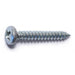 #6 x 1" Zinc Plated Steel Phillips Pan Head Sheet Metal Screws