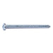 #6 x 2" Zinc Plated Steel Phillips Pan Head Sheet Metal Screws