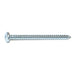 #10 x 2-1/2" Zinc Plated Steel Phillips Pan Head Sheet Metal Screws