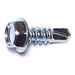 #8-18 x 1/2" Zinc Plated Steel Hex Washer Head Self-Drilling Screws