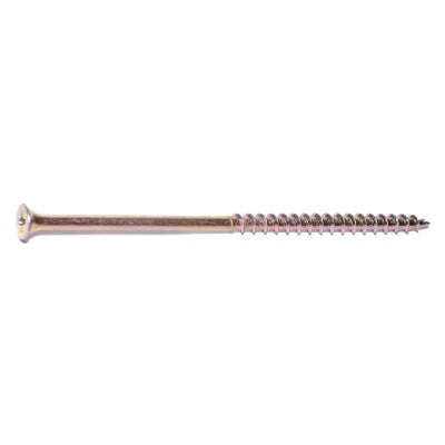 #10 x 4-1/2" Zinc Plated Steel Coarse Thread Phillips Bugle Head All Purpose Screws