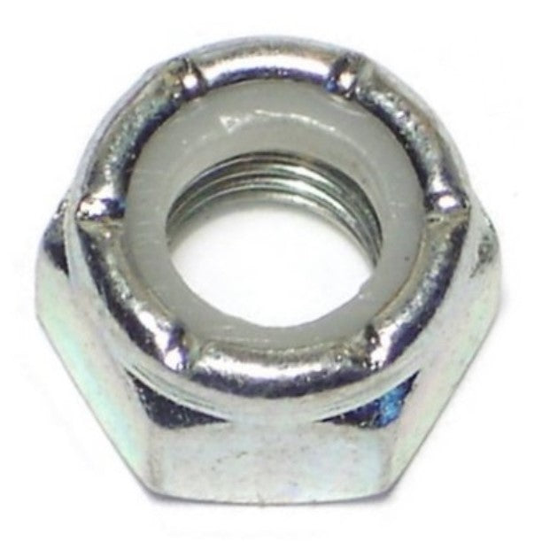 5/16"-24 Zinc Plated Grade 2 Steel Fine Thread Nylon Insert Lock Nuts