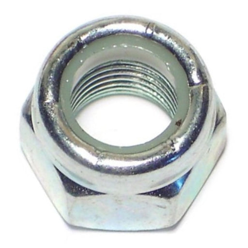 3/8"-24 Zinc Plated Grade 2 Steel Fine Thread Nylon Insert Lock Nuts