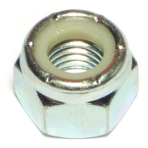9/16"-18 Zinc Plated Grade 2 Steel Fine Thread Nylon Insert Lock Nuts