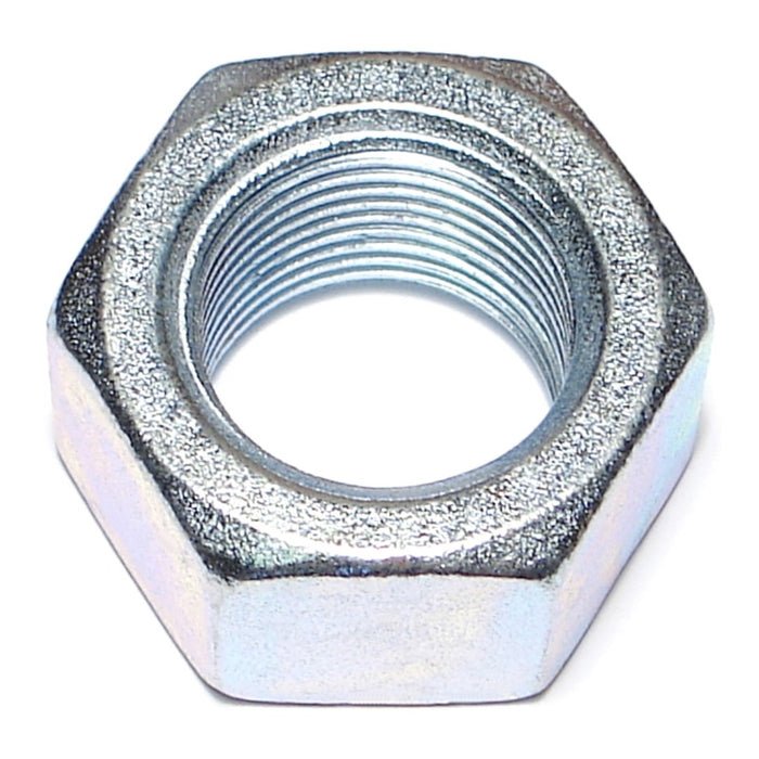 1-1/8"-12 Zinc Plated Grade 2 Steel Fine Thread Finished Hex Nuts