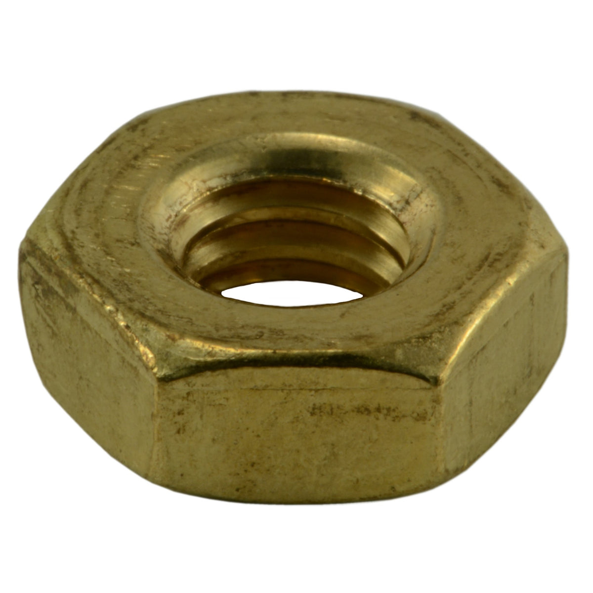 5/16"-18 Brass Coarse Thread Hex Machine Screw Nuts