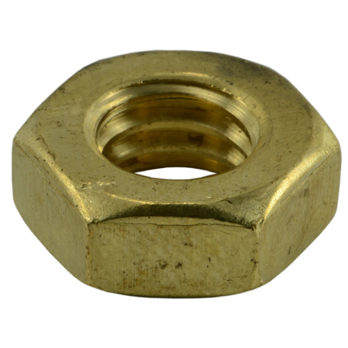 3/8"-16 Brass Coarse Thread Hex Machine Screw Nuts