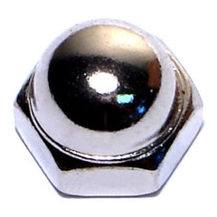 5/16"-18 Nickel Plated Steel Coarse Thread Acorn Cap Nuts